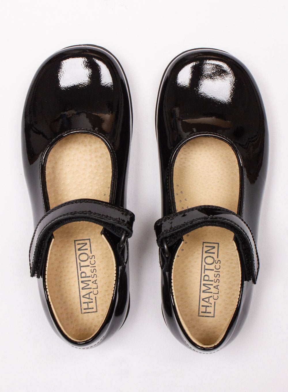 Hampton Classics School Shoes Hampton Classics Emily School Shoes in Black Patent - Trotters Childrenswear