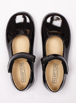 Hampton Classics School Shoes Hampton Classics Emily School Shoes in Black Patent