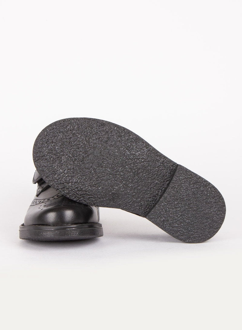 Hampton Classics School Shoes Hampton Classics Gregory School Shoes in Black - Trotters Childrenswear