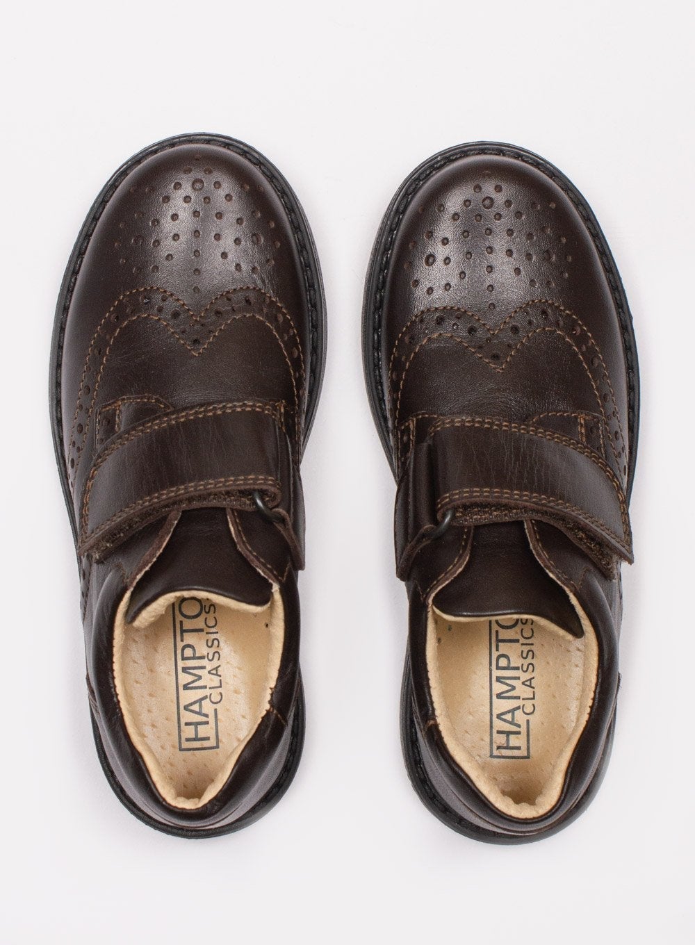 Hampton Classics School Shoes Hampton Classics Gregory School Shoes in Brown