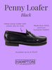 Hampton Classics School Shoes Hampton Classics Penny Loafer in Black