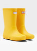 Hunter Wellington Boots Original Hunter First Classic Wellington Boots in Yellow - Trotters Childrenswear
