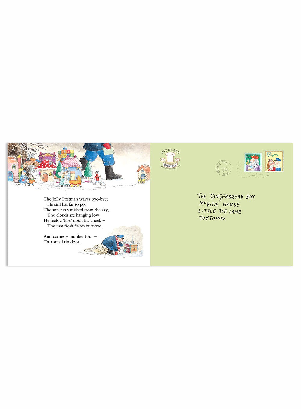 Janet & Allan Ahlberg Book The Jolly Christmas Postman Hardback Book