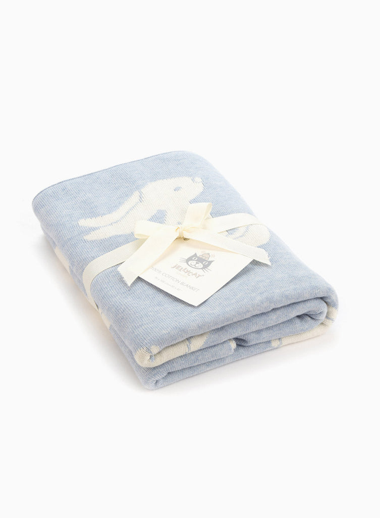 Jellycat Blanket Jellycat Bunny Blanket in Blue