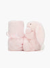 Jellycat Toy Jellycat Bashful Bunny Soother Blanket in Pink