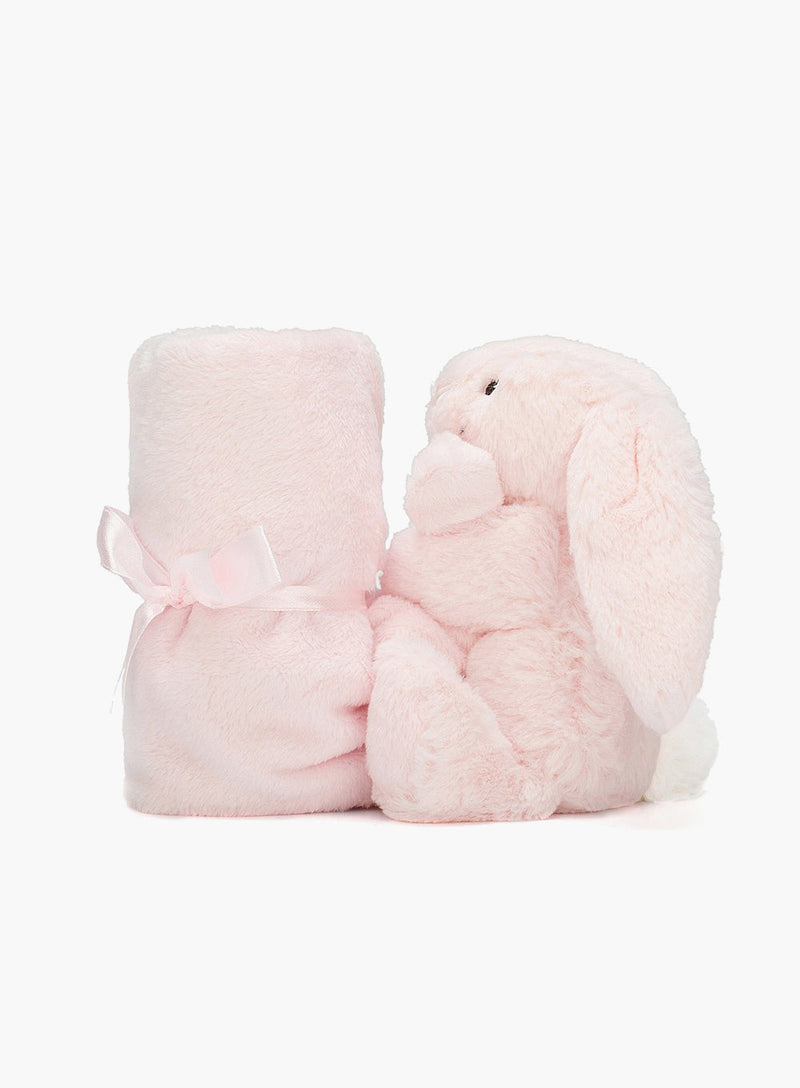 Jellycat Toy Jellycat Bashful Bunny Soother Blanket in Pink