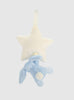 Jellycat Toy Jellycat Bashful Bunny Star Musical Pull in Blue - Trotters Childrenswear