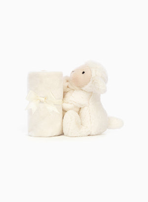 Jellycat Toy Jellycat Bashful Lamb Soother Blanket