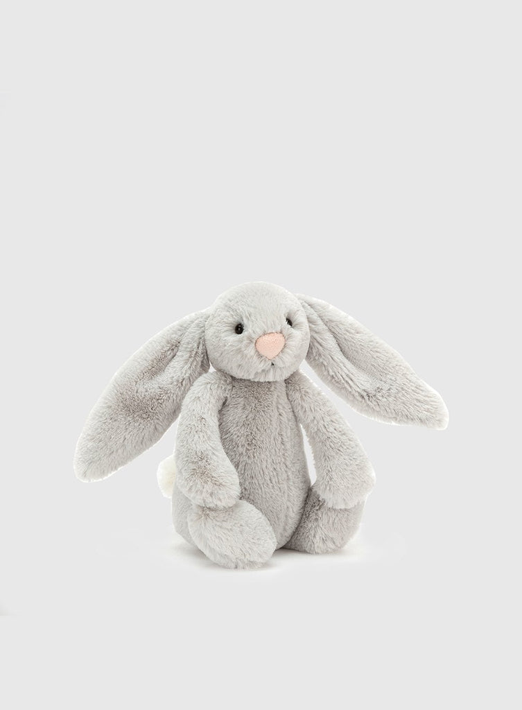Jellycat Toy Jellycat Small Bashful Bunny in Silver - Trotters Childrenswear