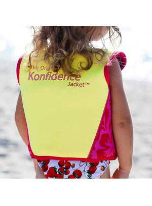 Konfidence Swim Jacket Konfidence Swim Jacket in Pink Hibiscus