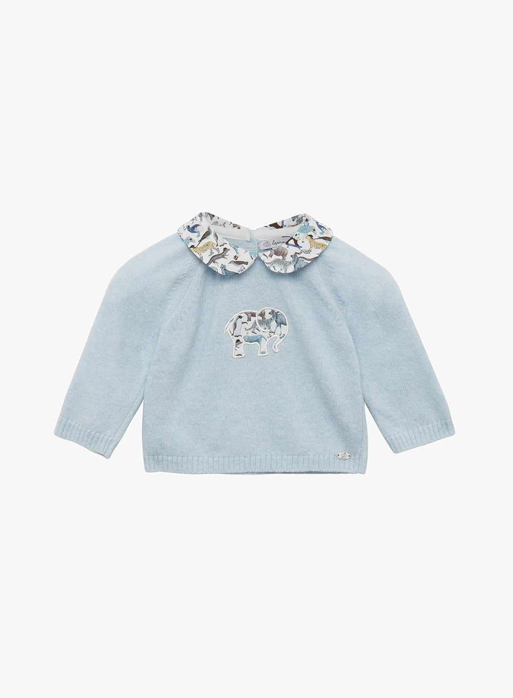Lapinou All-in-One Little Knitted Set in Zoo Print