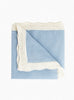 Lapinou Blanket Cashmere Blanket in Blue