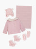 Lapinou Blanket Little Pointelle Blanket in Pale Pink