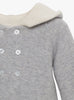 Lapinou Coat Little Teddy Coat in Grey Marl