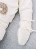 Lapinou Mittens Little Mittens in White - Trotters Childrenswear
