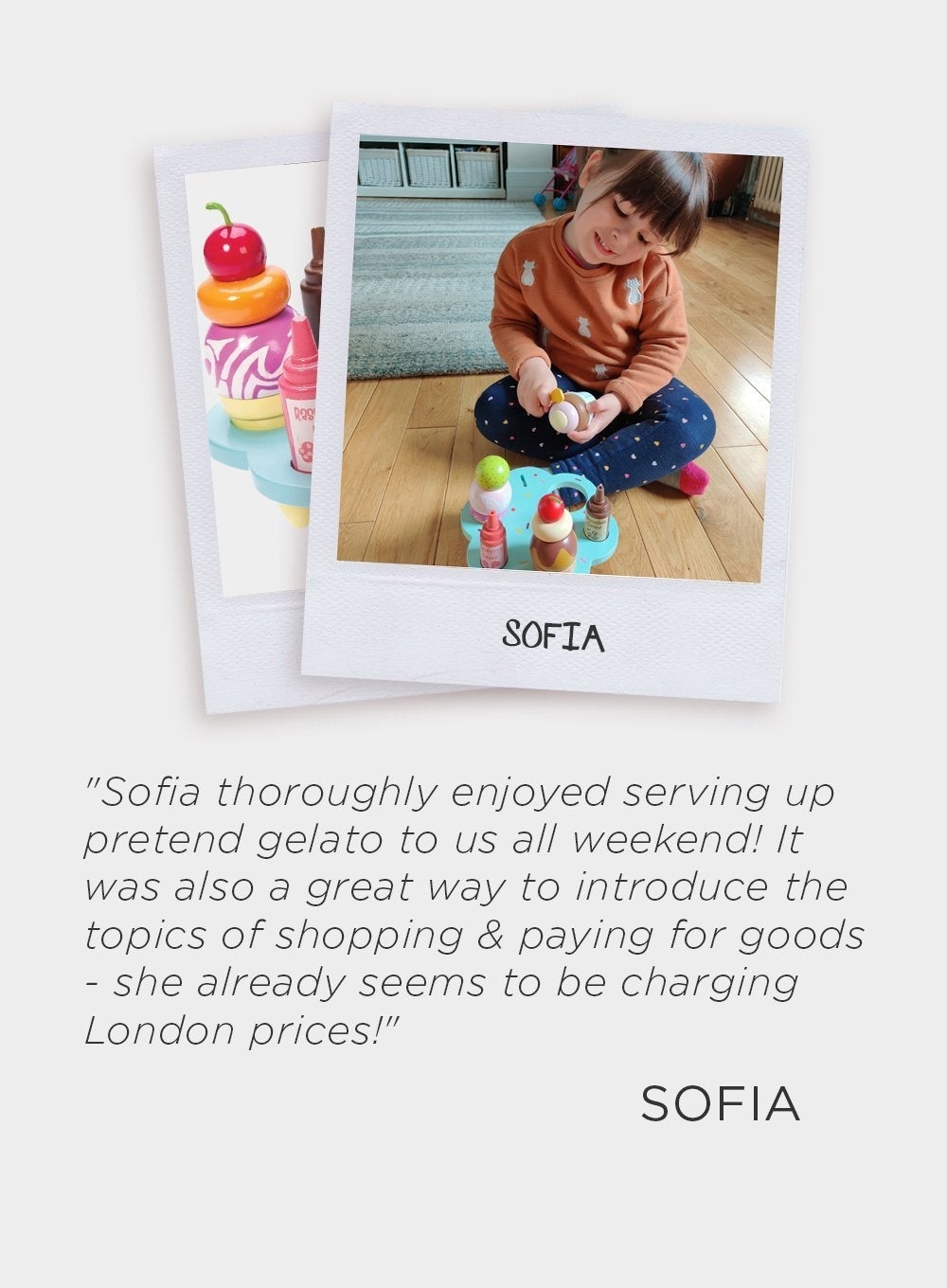 Le Toy Van Carlo's Gelato Stand Trotters London