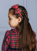 Lily Rose Alice Bands Big Bow Alice Band in Red Tartan