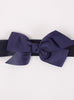 Lily Rose Alice Bands Bow Headband in Navy - Trotters Childrenswear