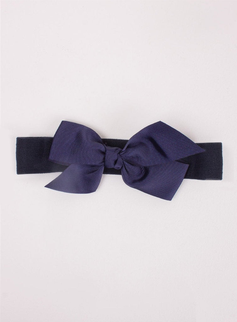 Lily Rose Alice Bands Bow Headband in Navy
