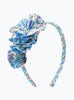 Lily Rose Alice Bands Corsage Headband in Blue Betsy