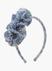 Lily Rose Alice Bands Corsage Headband in Blue Danjo