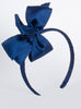 Lily Rose Alice Bands Large Double Bow Alice Band in Navy