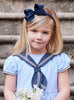 Lily Rose Alice Bands Pretty Big Bow Alice Band in Navy