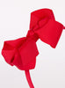 Lily Rose Alice Bands Pretty Big Bow Alice Band in Ruby - Trotters Childrenswear