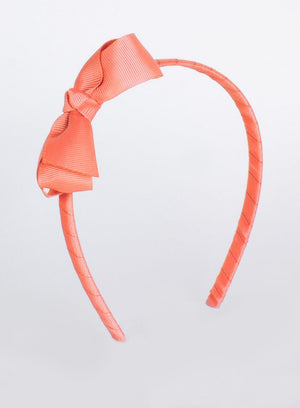 Lily Rose Alice Bands Pretty Bow Alice Band in Watermelon - Trotters Childrenswear