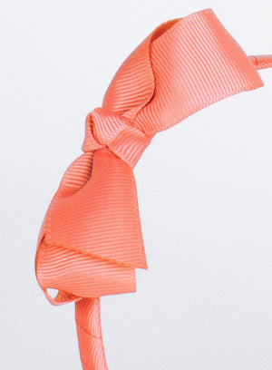 Lily Rose Alice Bands Pretty Bow Alice Band in Watermelon - Trotters Childrenswear