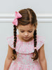 Lily Rose Clip Extra Large Bow Hair Clip in Dusky Pink