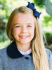 Lily Rose Clip Extra Large Bow Hair Clip in Navy