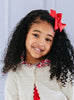 Lily Rose Clip Extra Large Bow Hair Clip in Ruby