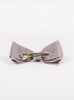 Lily Rose Clip Large Bow Hair Clip in Silver - Trotters Childrenswear