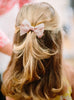 Lily Rose Clip Large Bow Hair Clip in Vanilla - Trotters Childrenswear