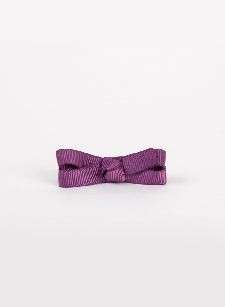 Lily Rose Clip Small Bow Hair Clip in Amethyst - Trotters Childrenswear
