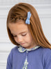 Lily Rose Clip Small Bow Hair Clip in French Blue - Trotters Childrenswear