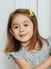 Lily Rose Clip Small Bow Hair Clip in Lemon