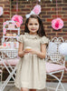 Lily Rose Dress Harriet Smocked Dress in Gold