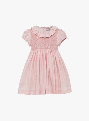 Lily Rose Dress Little Willow Rose Hand Smocked Dress in Pink