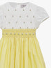 Lily Rose Dress Rose Hand Smocked Dress in Lemon