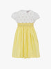 Lily Rose Dress Rose Hand Smocked Dress in Lemon