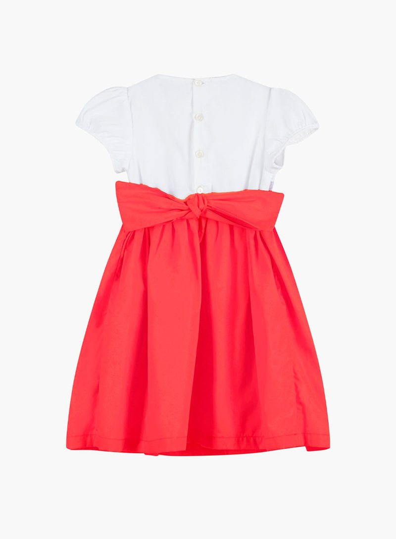 Lily Rose Dress Rose Hand Smocked Dress in Watermelon