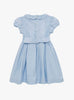 Lily Rose Dress Willow Rose Hand Smocked Dress in Cornflower Blue