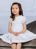 Lily Rose Dress Willow Rose Hand Smocked Dress in White