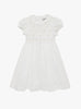 Lily Rose Dress Willow Rose Hand Smocked Dress in White