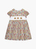 Lily Rose Gold Dress Little Lilibet Smocked Crown Dress