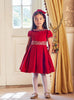 Lily Rose Gold Dress Mitsi Velvet Dress