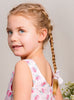 Lily Rose Hair Bobbles Mini Bow Hair Bobbles in White