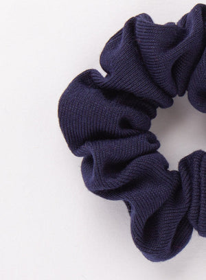 Lily Rose Hair Bobbles Set of 2 Scrunchies in Navy